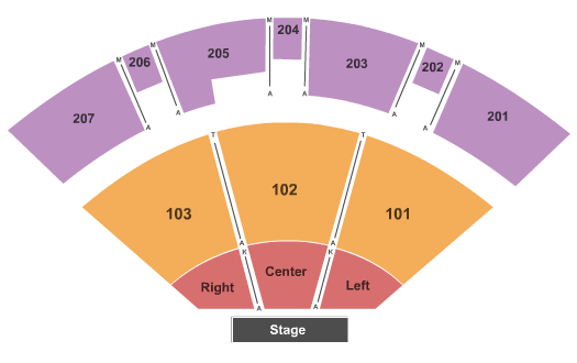 The Rose Music Center at The Heights Seating Chart