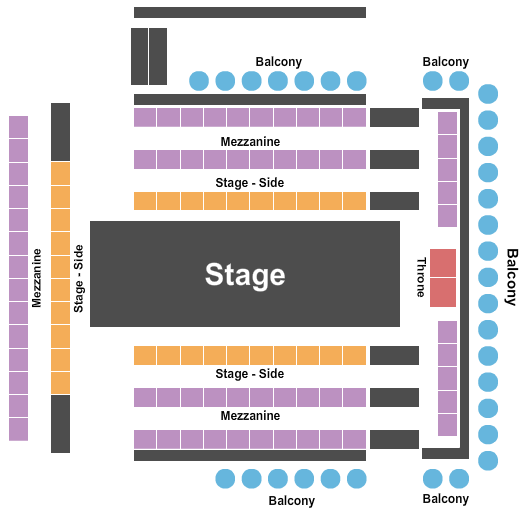 The Rose Theatre Seating Chart