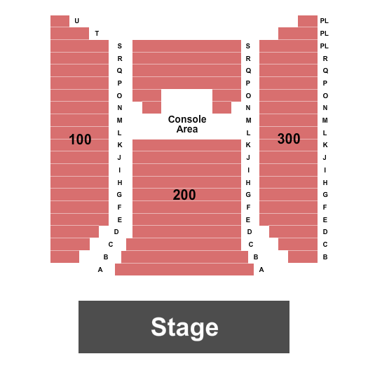 The Royal Theatre - Toronto Seating Chart: Endstage 100-300