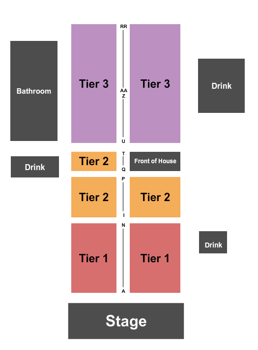The Rust Belt Seating Chart: Endstage - No Standing