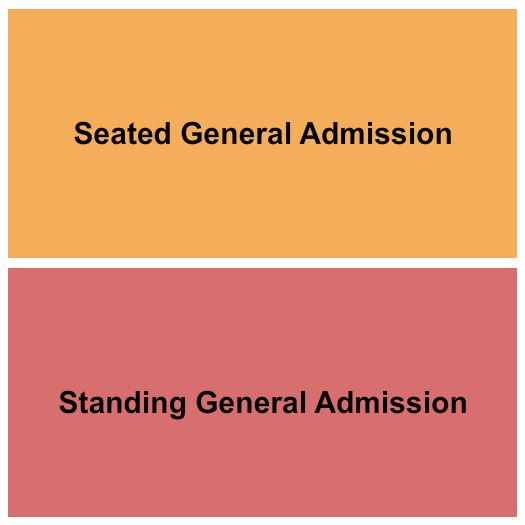 The Rust Belt Seating Chart: GASeated/GAStanding