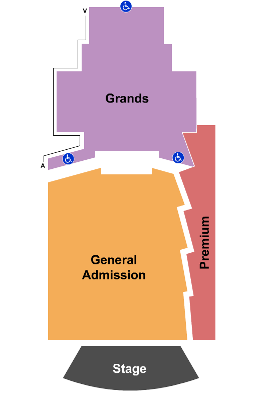 The Salt Shed Indoors - Chicago Seating Chart: GA/Grands/Premium