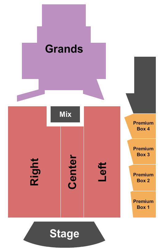 The Salt Shed Indoors - Chicago Seating Chart: Reserved/Grands/Premium