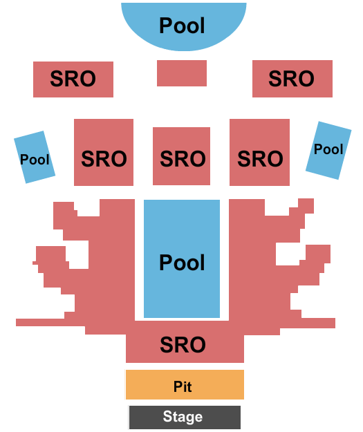 The Sandbar At Red Rock Casino Seating Chart: Endstage Pit