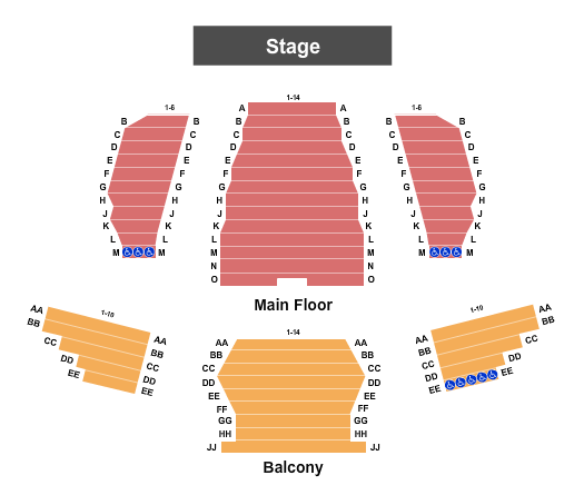 The Sheldon Theater Seating Chart