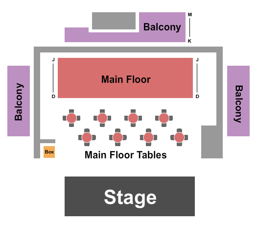 The Sheridan Opera House Seating Chart: Endstage