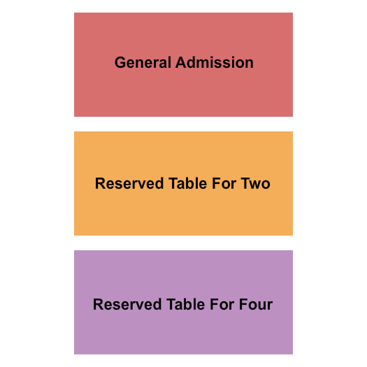 The Showdown Seating Chart: GA & Tables 2/4