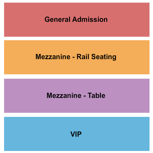 The Signal - TN Seating Chart: GA/Mezz/Rail/VIP