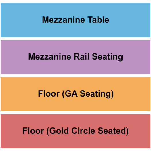 The Signal - TN Seating Chart: GC/Floor/Rail/Mezz