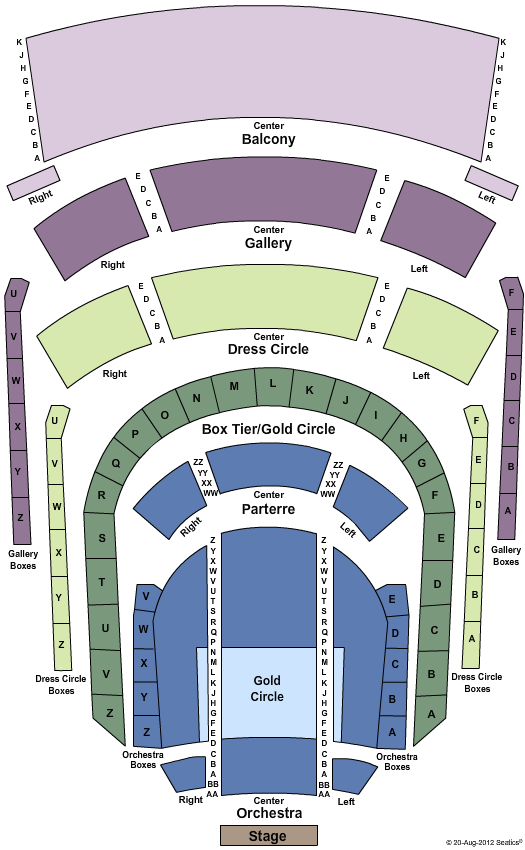 Smith Center Las Vegas Nv Seating Chart