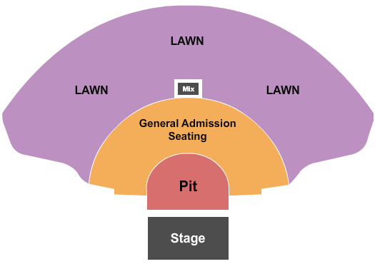 The Sound Amphitheater Seating Chart: Endstage All GA