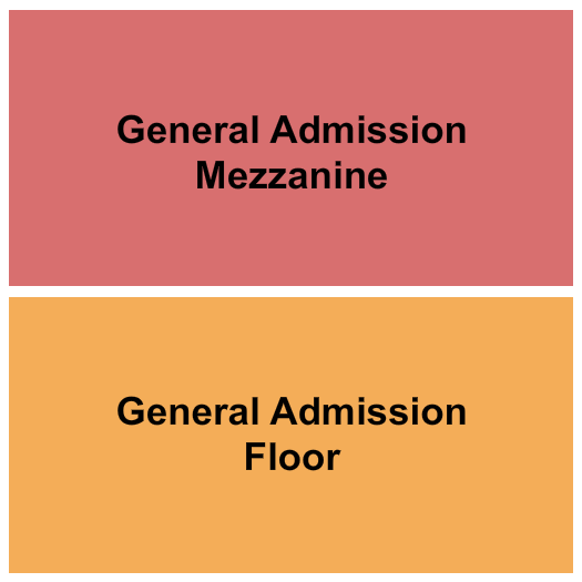 The Sovereign Seating Chart: GA Floor/GA Mezz