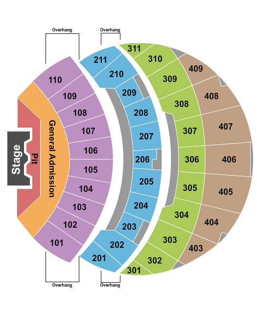 Sphere Seating Chart: Illenium