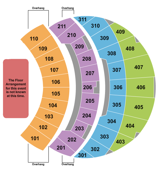 Sphere Seating Chart: Generic Floor