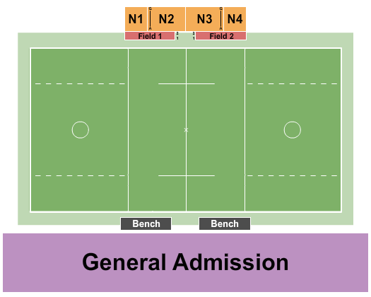 The St. James Seating Chart: Lacrosse