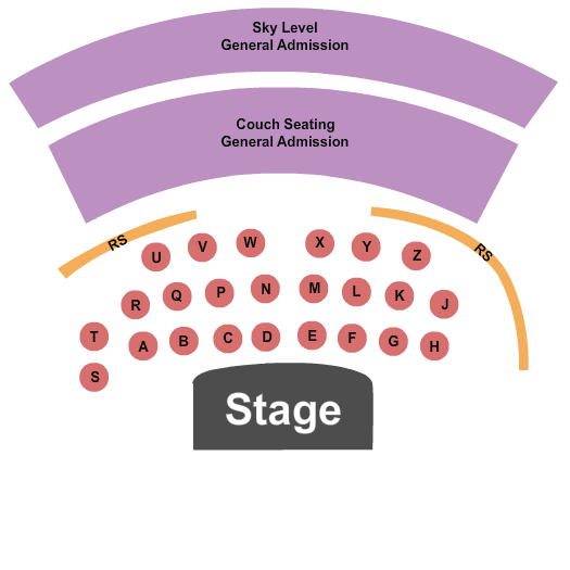 The Stage at Santa Ana Casino Seating Chart