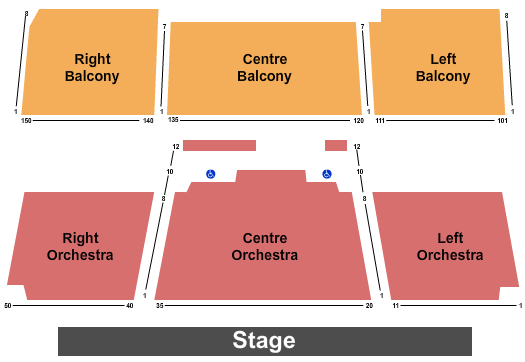 The Stanley Industrial Alliance Stage Seating Chart