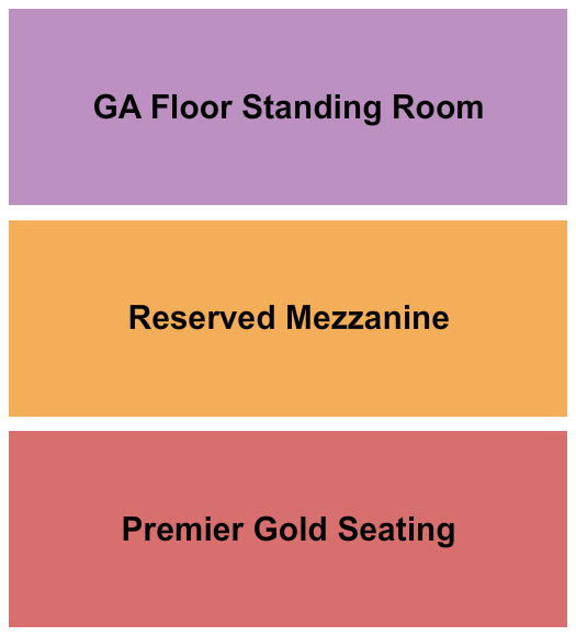 The Strand Theatre - RI Seating Chart: Gold/Mezz/GA