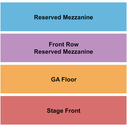 The Strand Theatre - RI Seating Chart: Stage/GA Flr/FR Mezz/Mezz