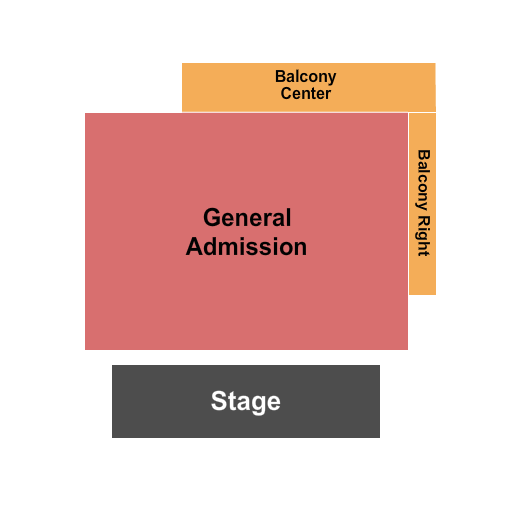 The Summit Music Hall Seating Chart: Endstage 2