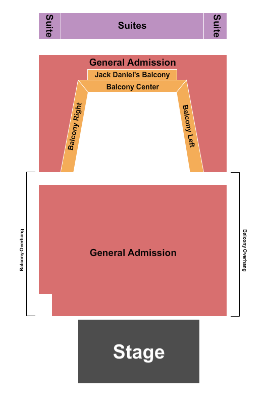 The Sylvee - WI Seating Chart: Endstage GA 2 & Endstage GA 3