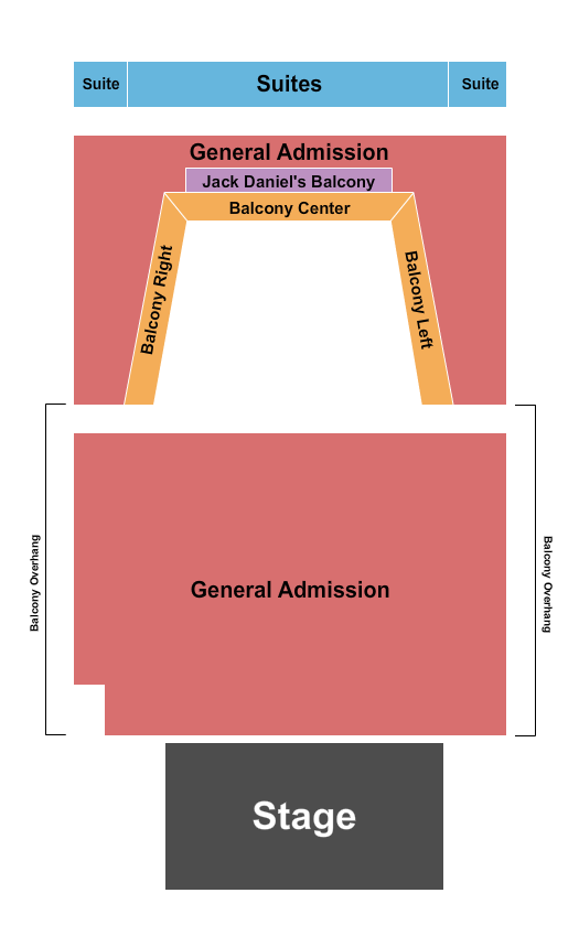 The Sylvee - WI Seating Chart: Endstage GA 3