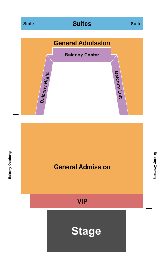 The Sylvee - WI Seating Chart: Enstage GA - VIP In Front