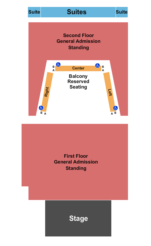 The Sylvee - WI Seating Chart: Endstage GA 2