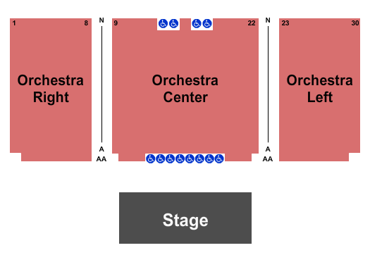 Griffin Theater at The Shed Seating Chart: End Stage