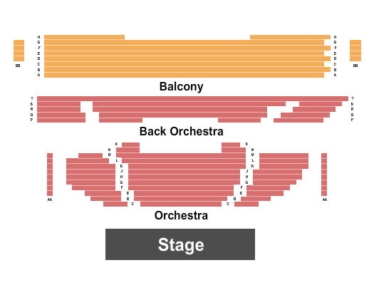 The Theater at City Tech Seating Chart: Endstage