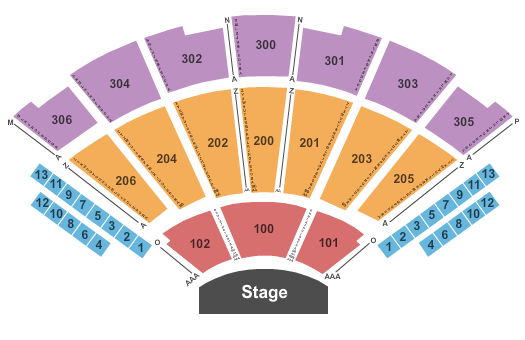 Soaring Eagle Seating Chart For Concerts