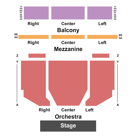 The Theatre at RVCC Seating Chart