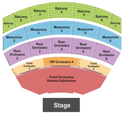The Theatre at Resorts World Las Vegas Seating Chart: Endstage GA 2