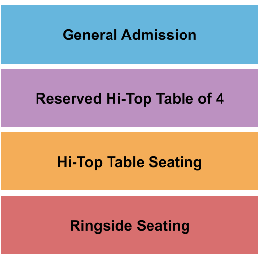 The Token Lounge Seating Chart: Wrestling