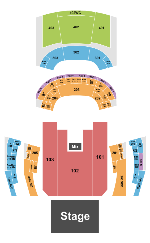 The Truth Seating Chart: Endstage