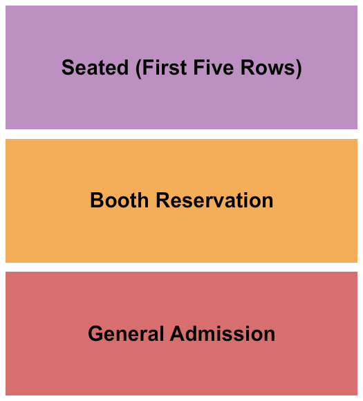 The Urban Lounge Seating Chart: GA/Booth/Seated
