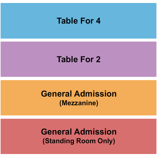 The Vanguard - OK Seating Chart: GA/Mezz/Tables