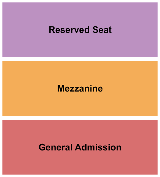 The Vanguard - OK Seating Chart: Ga/Mezz/Res