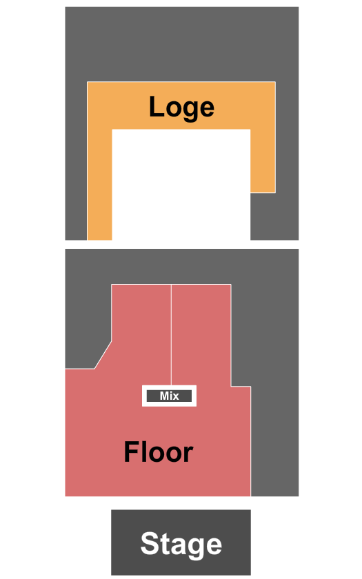 The Vanguard - FL Seating Chart: Floor GA/Loge GA