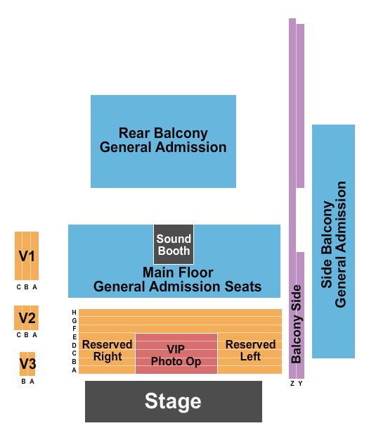 The Vault - Saginaw Seating Chart: Endstage - Reserved & GA