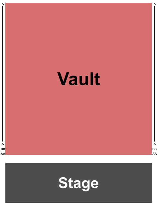 The Vault at Capital One Hall Map