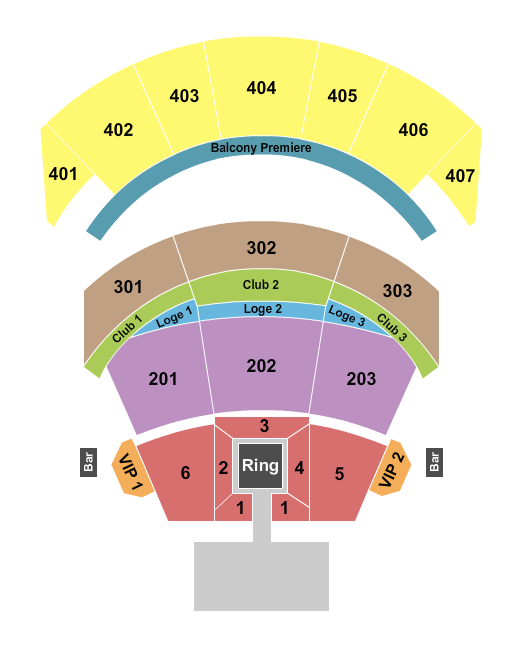 The Venue At Thunder Valley Casino Seating Chart: Boxing