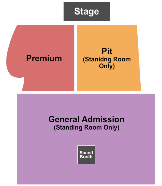The Venue at Downstream Casino Seating Chart: Outdoor Venue 2