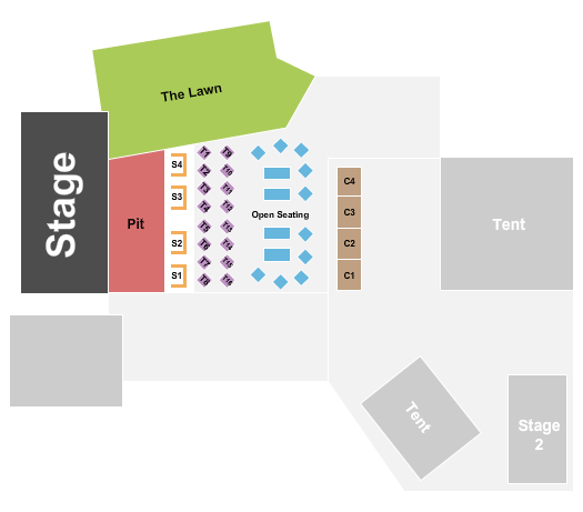 The Venue at Live Oak Seating Chart: Endstage 2