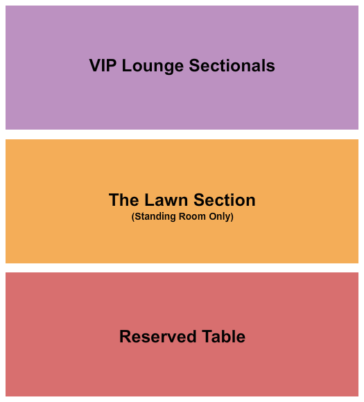 The Venue at Live Oak Seating Chart: VIP/Lawn/Reserved