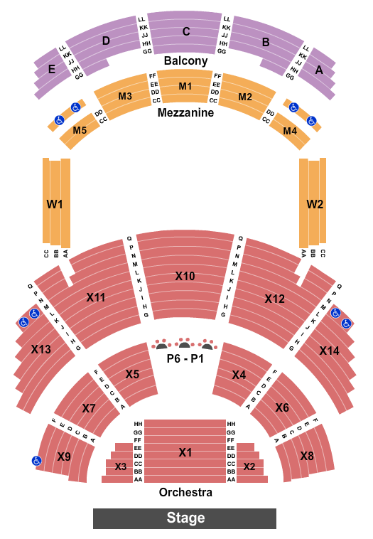 The Vine at Del Lago Resort Seating Chart: Endstage