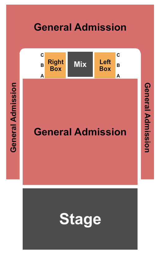 The Vogel at the Count Basie Center for the Arts Seating Chart: GA/Boxes