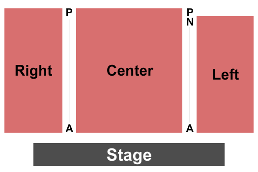 The Ware Center Seating Chart: Endstage