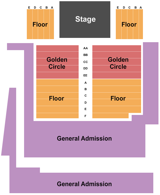 The Warehouse at Fairfield Theatre Company Seating Chart: Endstage 3