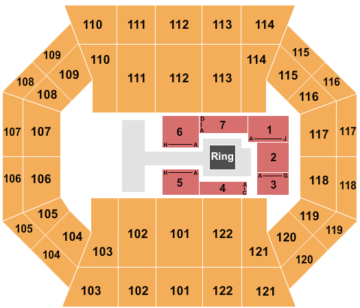 The Watsco Center At UM Seating Chart: AEW